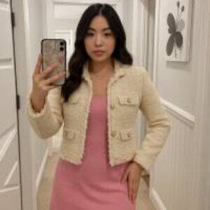stunning fancy pearl jacket